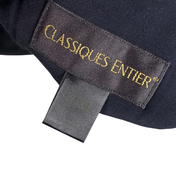 Vtg 90s Classiques Entier Black Mesh Embroidered Butterfly Mini Dress SZ 8 - Picture 7 of 7